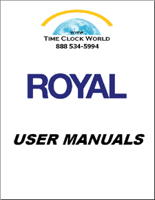 Royal User Manuals